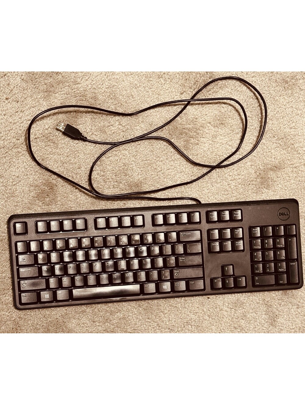 Dell KB212-B USB Quiet Key Keyboard - Black